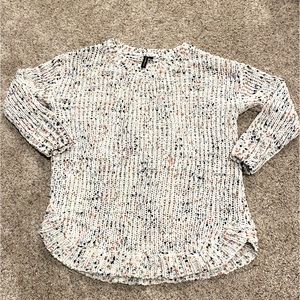 Moon & Madison Super Soft Confetti Dot Sweater - XS
